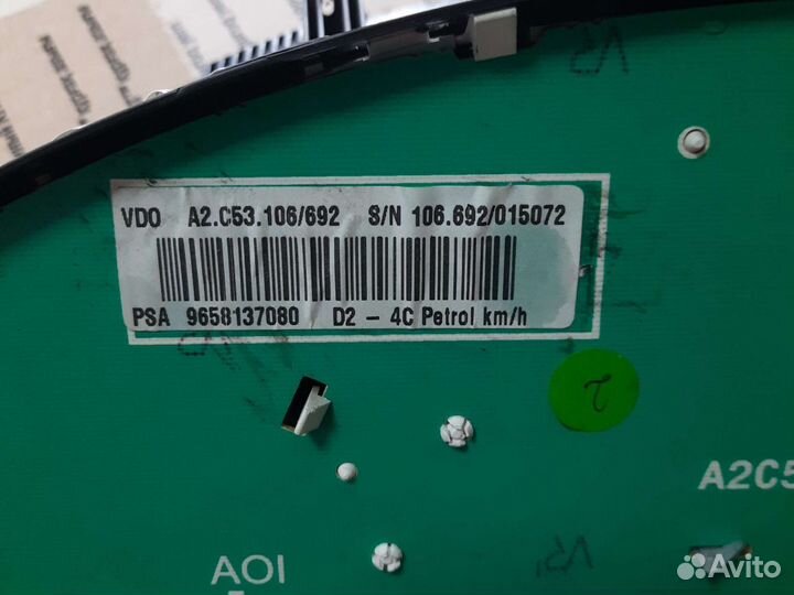 Панель приборов Peugeot 407