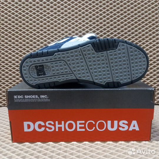 Кроссовки DC Stag Shoe White Grey Blue