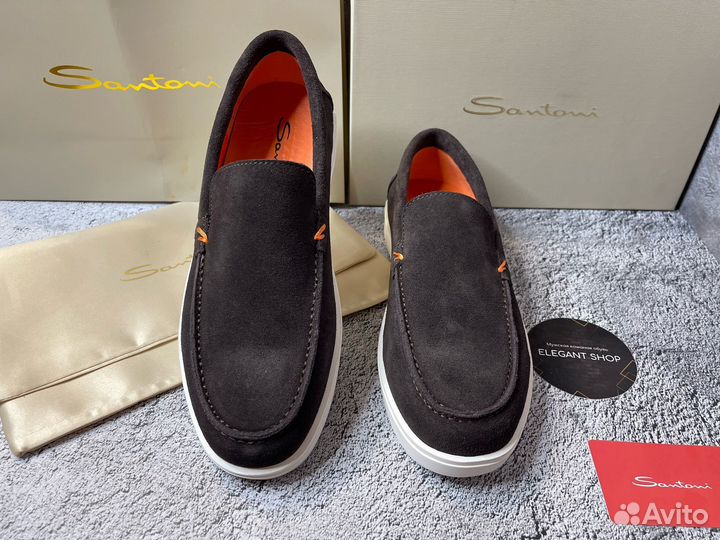 Лоферы Santoni мужские