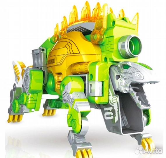 Робот-бластер «Dinobots зеленый Стегозавр»