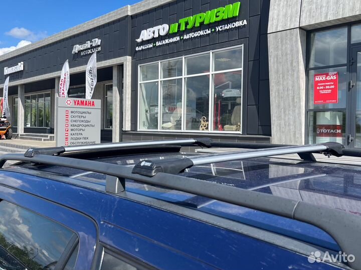 Багажник на крышу авто с рейлингами