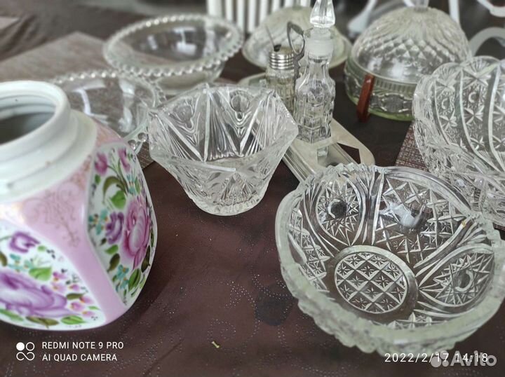 Ваза хрустальная СССР