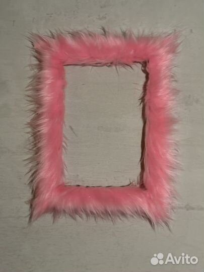 Рама (рамка) меховая для интерьера