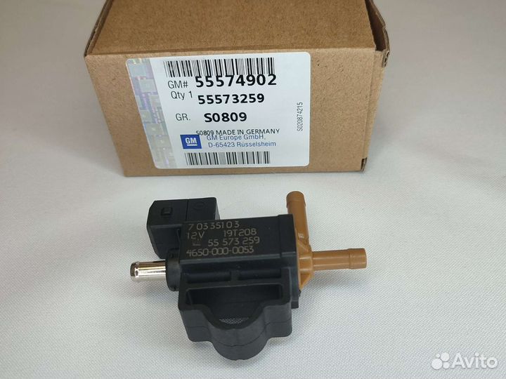 Клапан электромагнитный давления турбины astra j