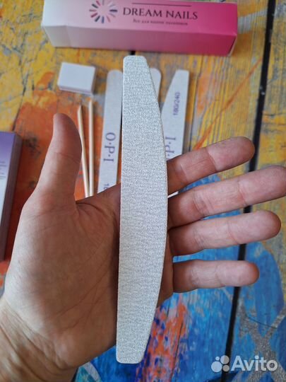 Набор пилок для ногтей с маслом для ногтей