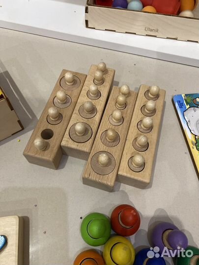 Деревянные игрушки от года