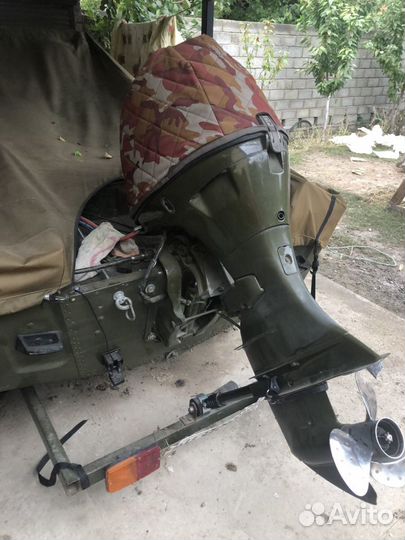 Лодка Днепр с мотором Хонда