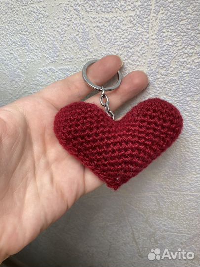 Брелок сердце/ручная работа