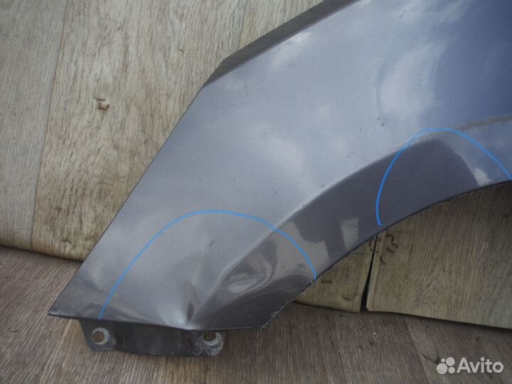 Крыло переднее левое №50 Hyundai Solaris 2014