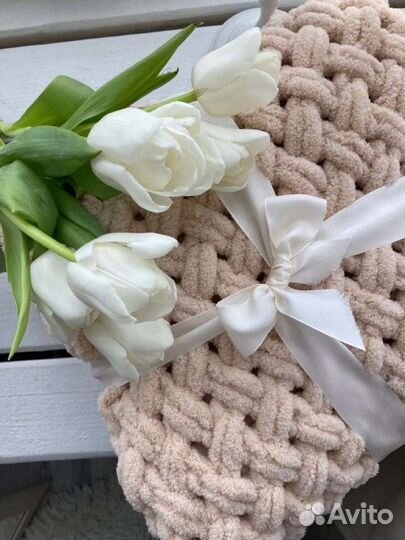 Плед детский плюшевый