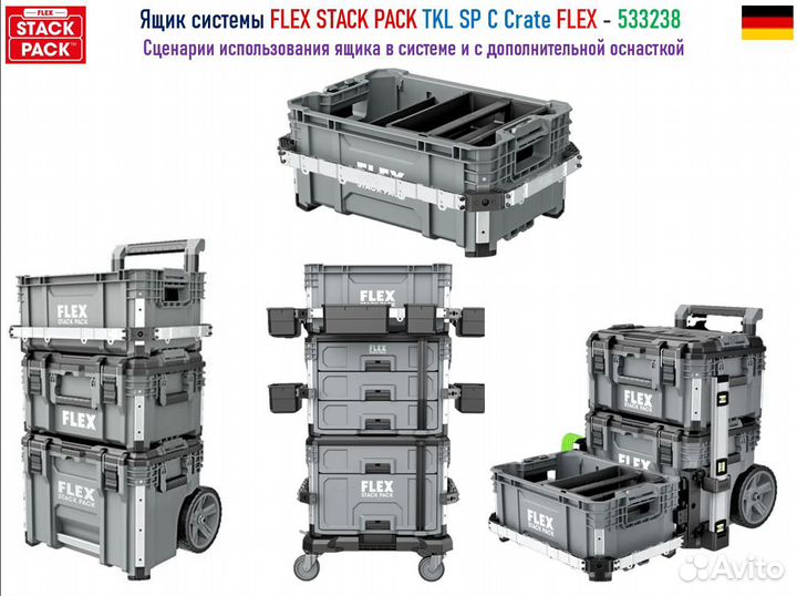 Ящик системы flex stack pack TKL SP C Crate flex 5