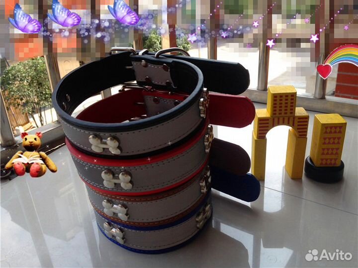 Ошейник для животных светоотражающий