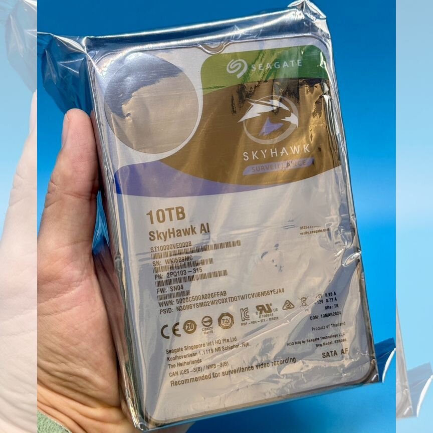 [ST10000VE0008] 10тб Seagate Skyhawk St10000ve0008
