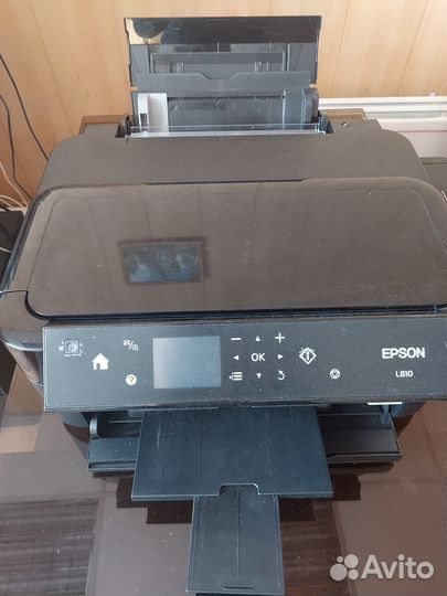 6 цветный принтер Epson L810 - состояние нового