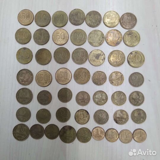 Монеты советские, 1961-1993 г. - 157 шт