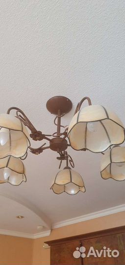 Люстра потолочная бу