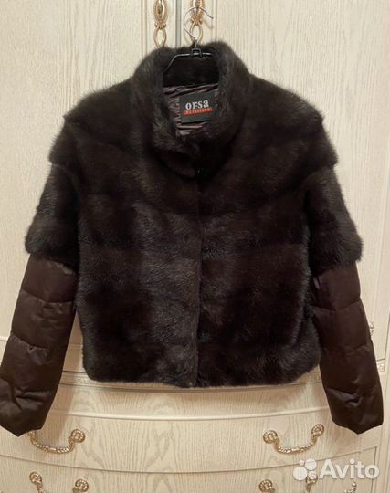 Пуховик норковый, шубка, трансформер