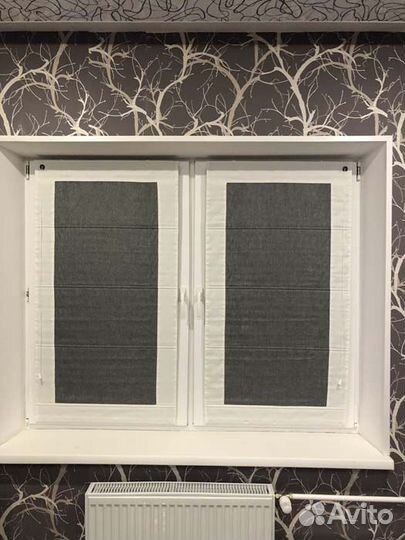 Римские шторы на пластиковые окна