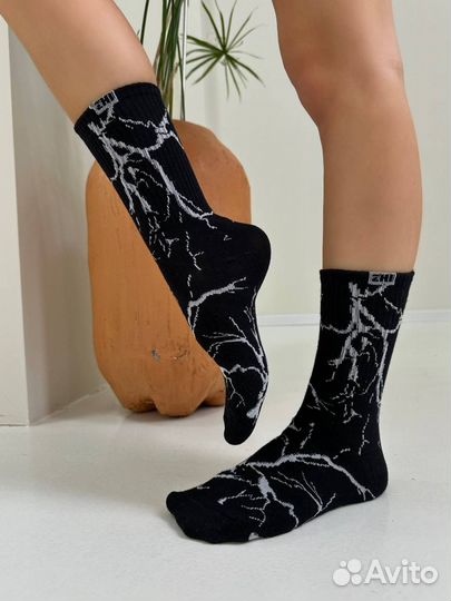 Носки женские, мужские с принтом