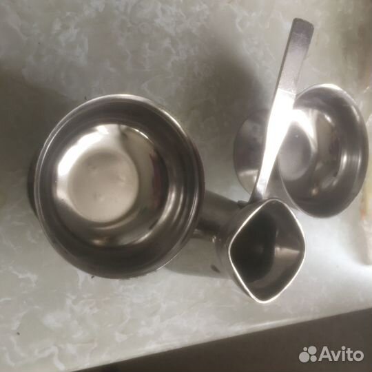 Ретро турка -кофейник -креманка -набор посуды кофе