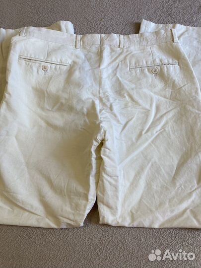 Мужские летние льняные брюки