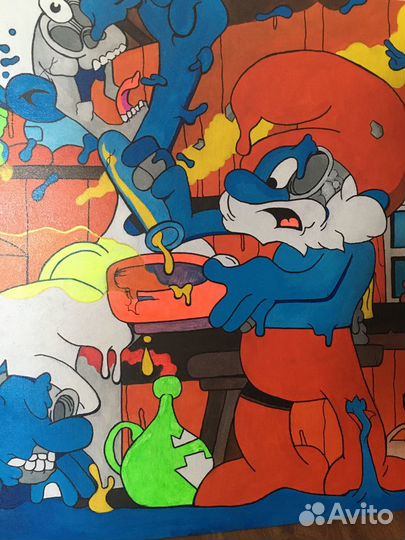 Картина “The smurfs”
