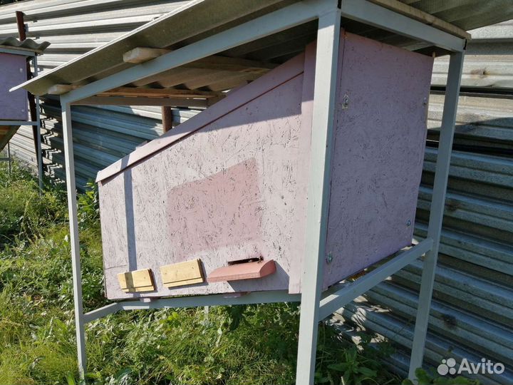 Колода для пчёл, борть - 2 шт. Лежаки - 4 шт