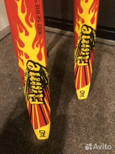 Детские лыжи с ботинками 30-31размер