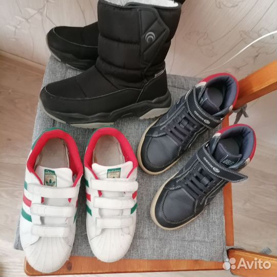 Пакет фирменной обуви сапоги кроссовки туфли 34-35