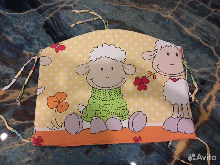 Бортики для детской кроватки