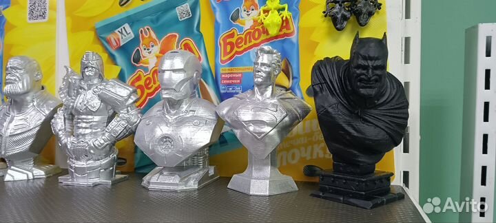 Статуэтка бюст супергерои