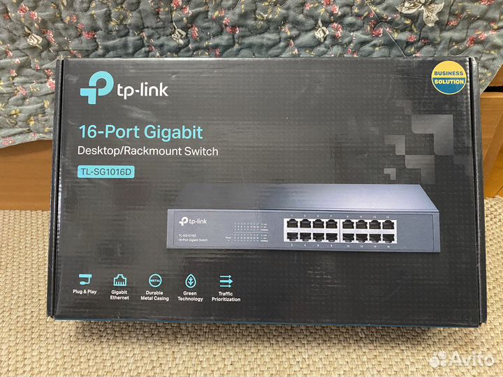 Коммутатор TP-Link TL-SG1016D