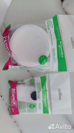 Кнопка и звонок Schneider Electric Blanca