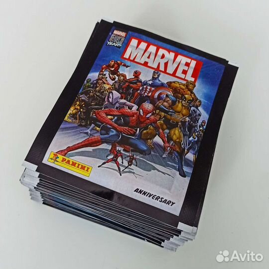 Panini marvel 80 лет - Блистеры и наклейки