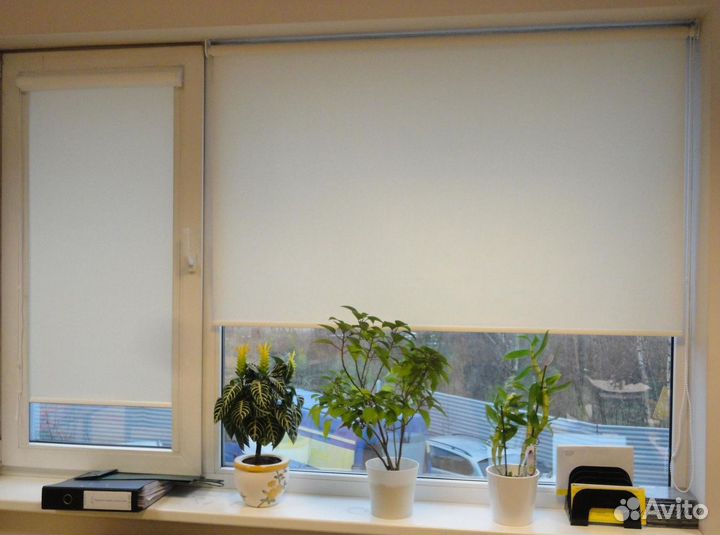 Рулонные шторы на окна и балкон