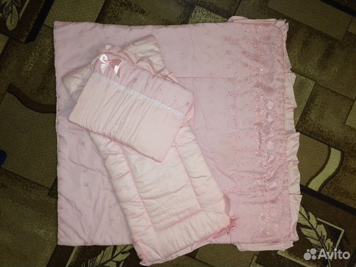 Одеяло на выписку+ матрас+ подушка
