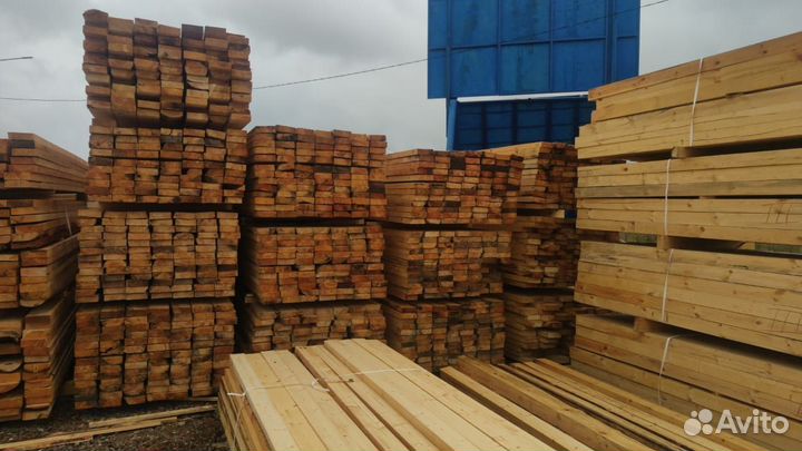 Доска обрезная 2 сорт 50х150х6000 / Пиломатериалы