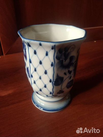 Кувшин Петушок, бокал, фарфор Гжель СССР