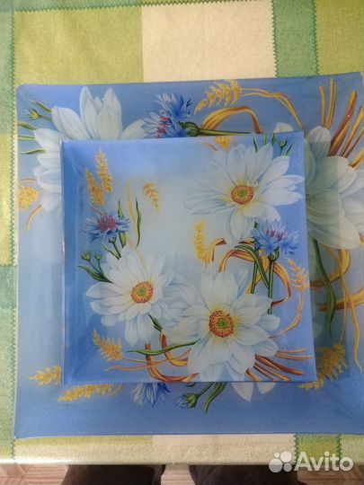 Тарелки квадратные набор