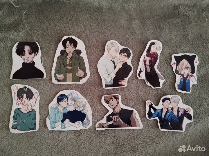 Наклейки анимешные