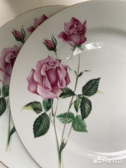 Тарелки Чехословакия фарфор