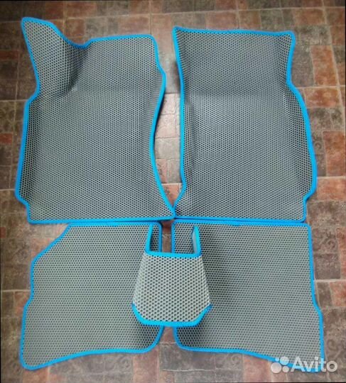 3D автомобильные коврики с бортами под ключ