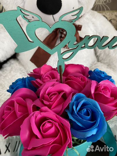 Букет цветов из мыла