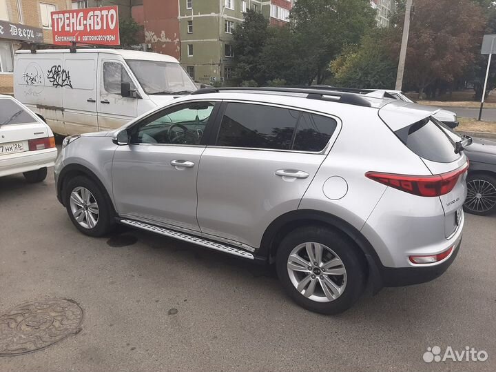 Рейлинги на крышу KIA Sportage 4, Чёрные