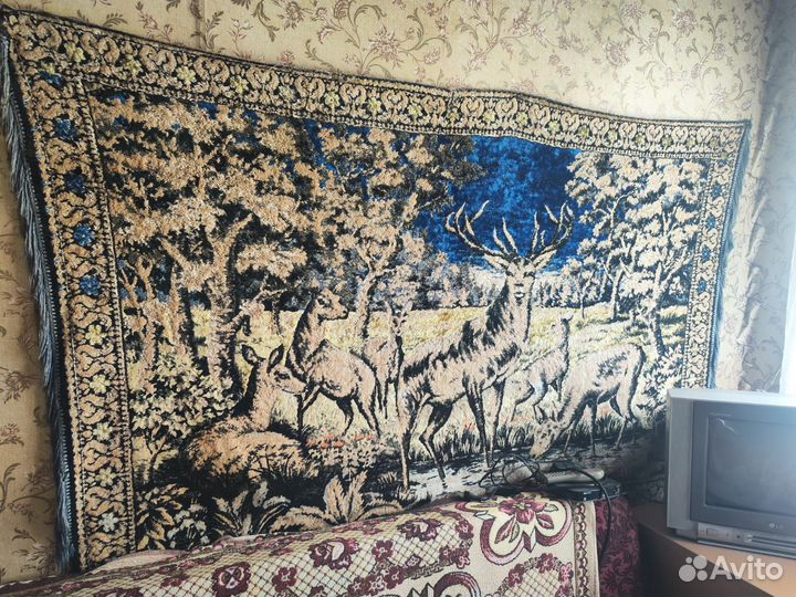 Ковер с оленями СССР