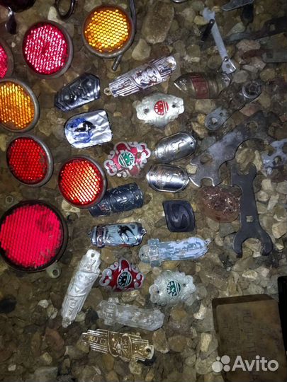 Велосипед СССР шильдик катафот подсумок зеркало