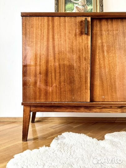 Винтажная тумба-хайборд mid-century modern