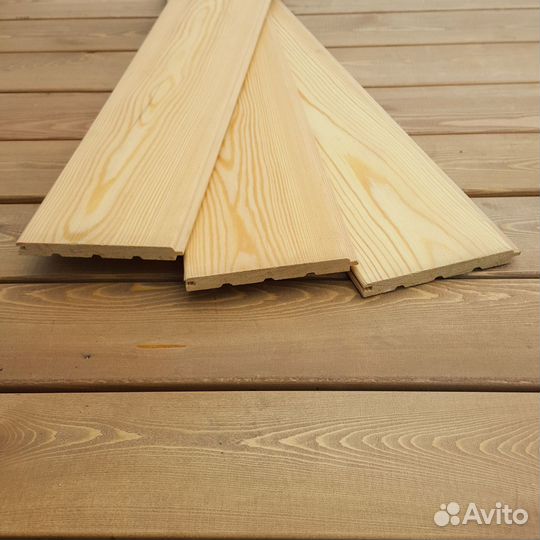 Вагонка лиственница, 14х120 мм, Сорт прима