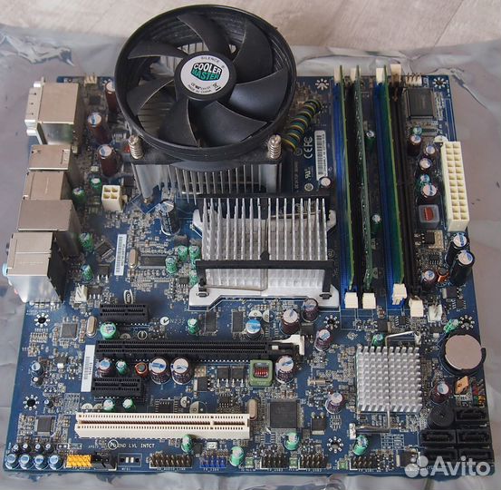 Мат. плата Intel DG45ID+Core 2 Quad+4Gb