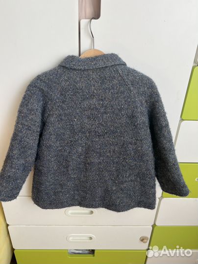 Пальто демисезонное детское Zara утепленное 104